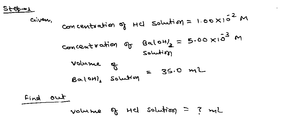 Chemistry homework question answer, step 1, image 1